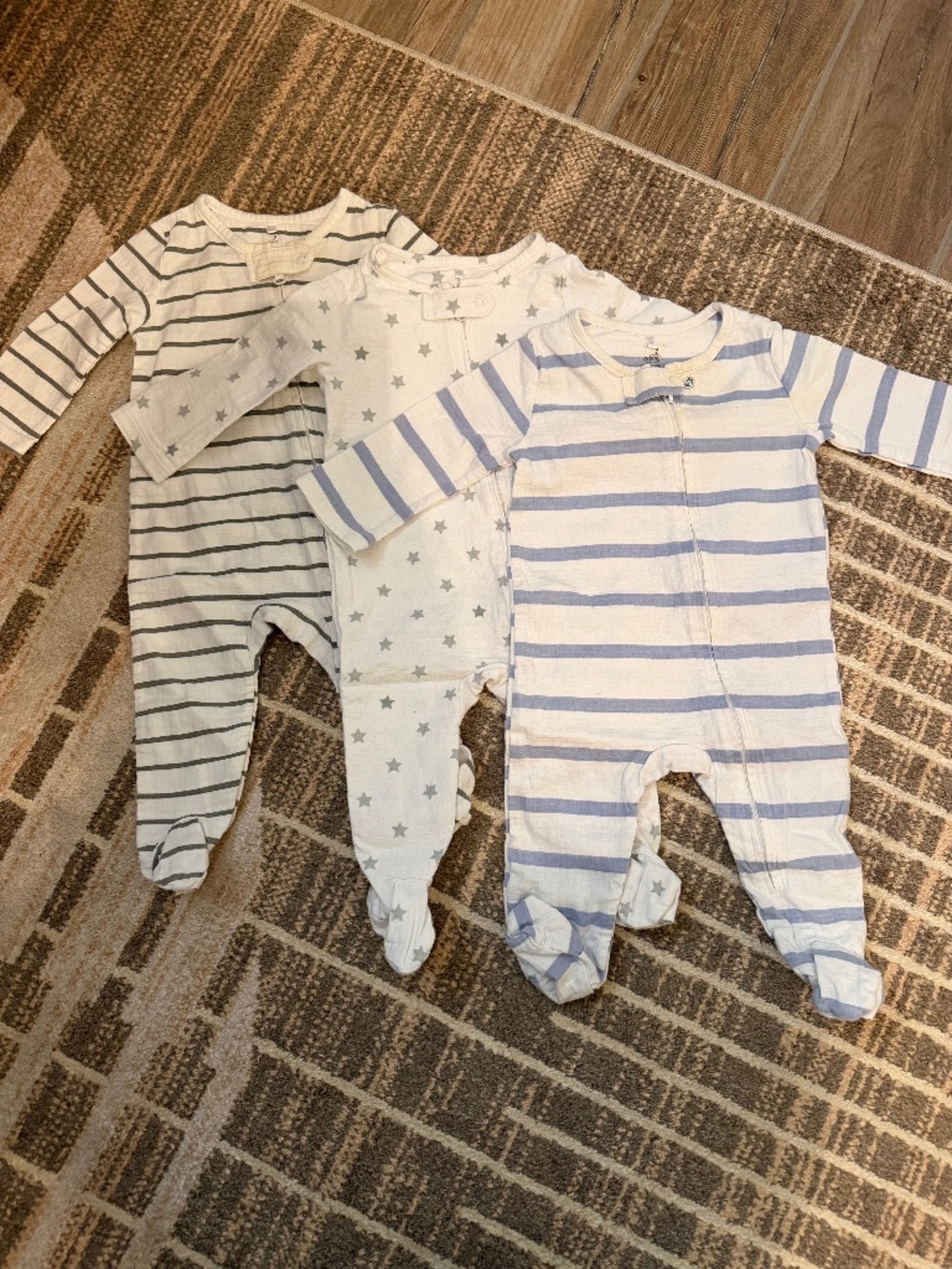 3 Adent onesies by Aden + Anais